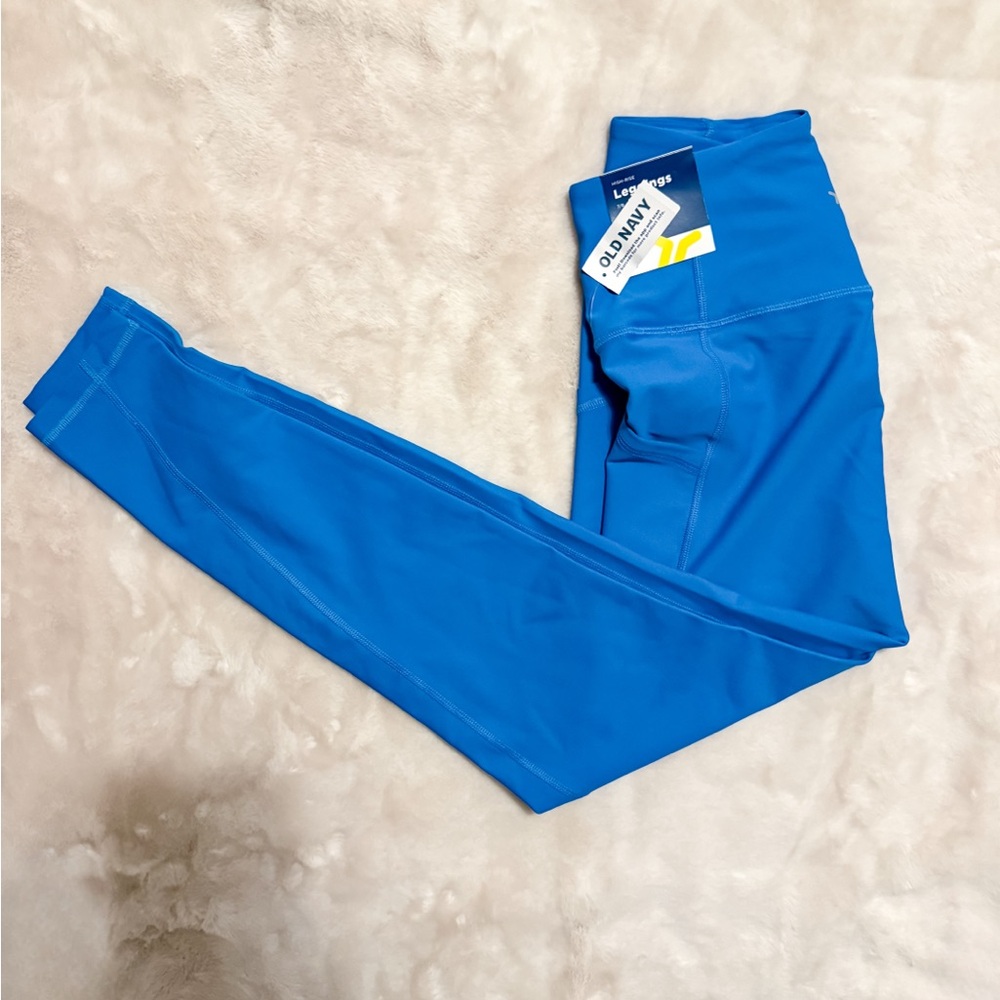 High-Waisted PowerSoft Ribbed Pocket Leggings